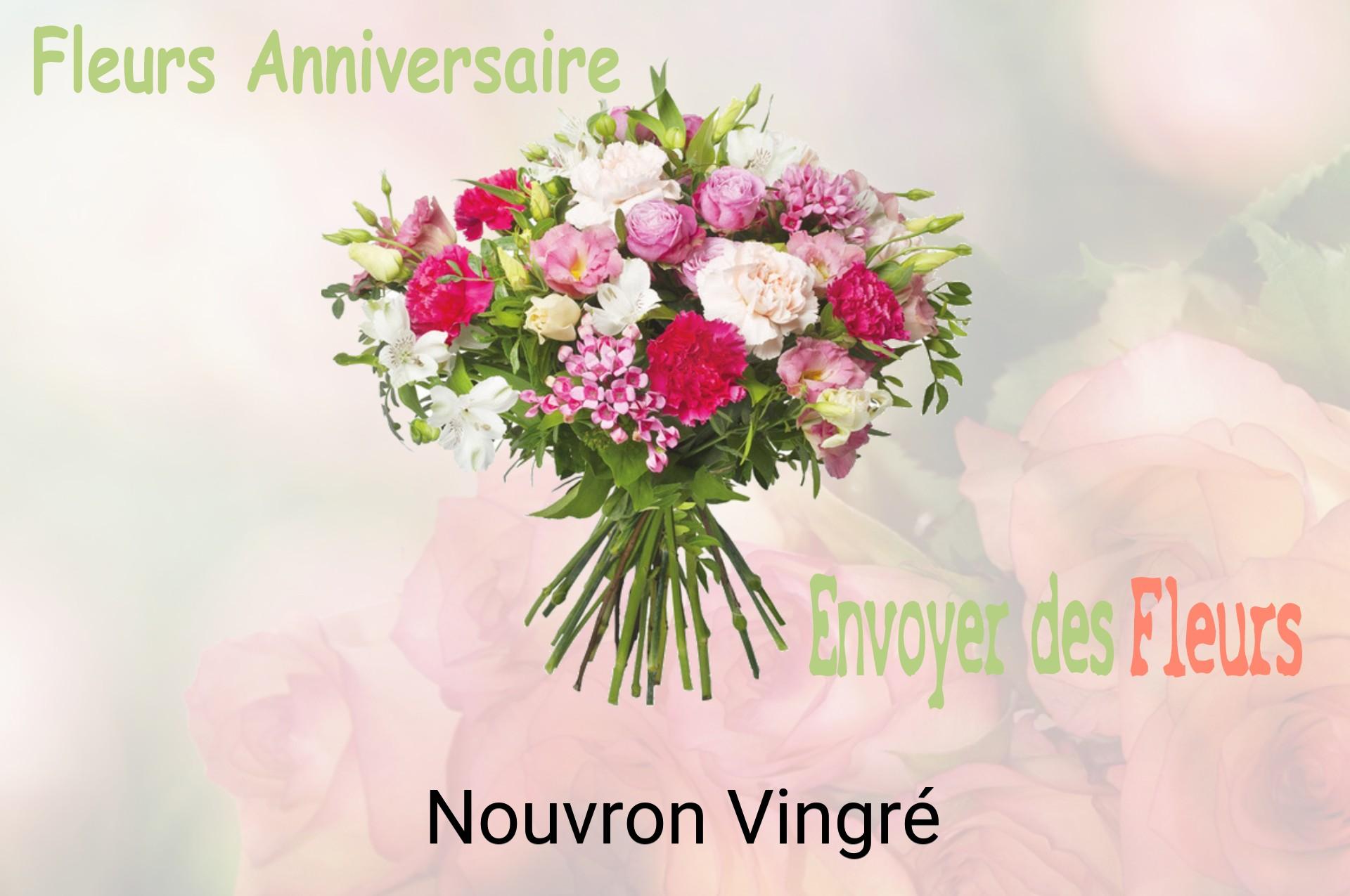 Bouquet de fleurs d’anniversaire livré à Nouvron-Vingré