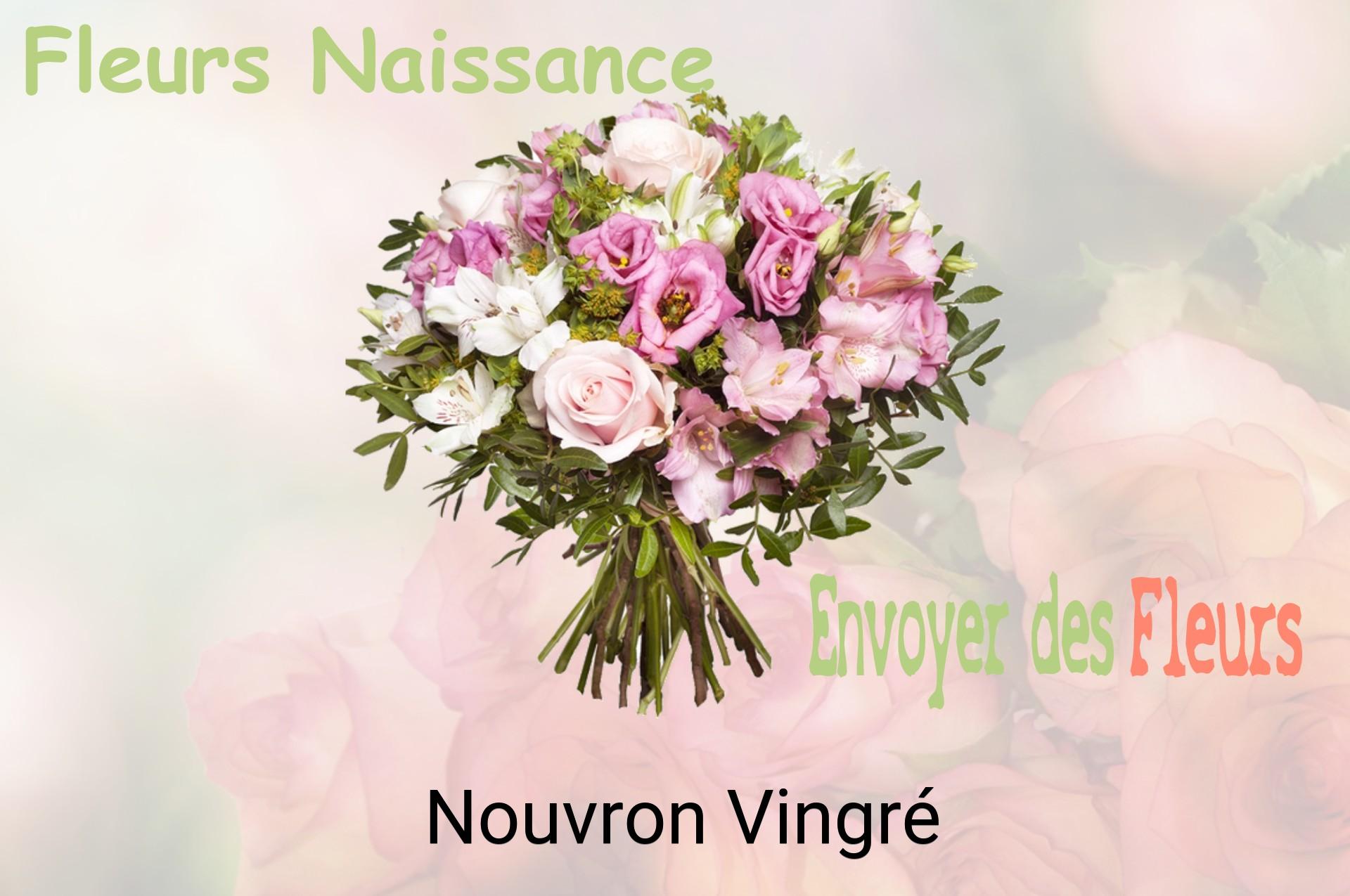 Bouquet de fleurs de naissance livré à Nouvron-Vingré